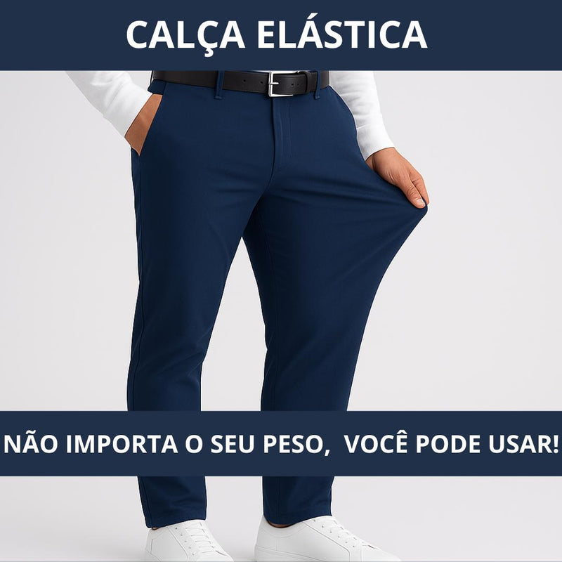 KIT 4 Calças Sociais + Brinde Cinto Social | Couro