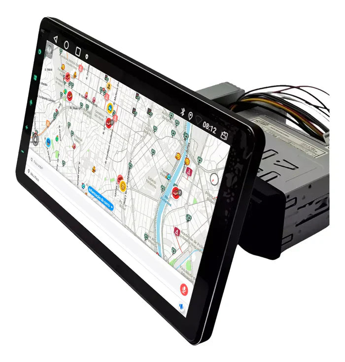 CENTRAL MULTIMIDIA UNIVERSAL WIifi Android 12" Tela Flutuante TouchScreen + Câmera de Ré